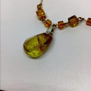 Crystal stone necklace